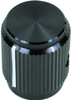 Round Knurled Dial Knob, 6.4Mm; Shaft Type Multicomp - 10M7556 - Newark, An Avnet Company