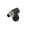 M12 Field Attachable Connector: male, angled, 5-pin, A-coded, unshielded, black housing, screw type, 50 V AC / 60 V DC - RSCW 5/9 - Belden Inc.