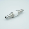 Cryogenic Break, 10KV Isolation, 0.38″ Dia Stainless Steel Tube Adapters - A0572-2-W - MPF Products, INC.