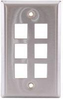 Wall Plate, Stainless Steel, 6 Module; Accessory Type Hubbell Wiring Devices - 99B3339 - Newark, An Avnet Company