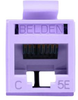 Rj45 Connector, Jack, 8P8C, 1Port, Cat5E; Modular Connector Type Belden - 03AC7481 - Newark, An Avnet Company