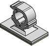Wire Saddle, Adhesive, Nylon 6.6/natural; Cable Clamp / Clip Type Essentra Components - 31AJ8867 - Newark, An Avnet Company