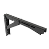 STAINLESS STEEL FOLDING BRACKET WITH SOFT CLOSE (BLACK FINISH) - EB-317/EP-BL-D - EB-317/EP-BL-D - Sugatsune America, Inc.