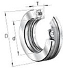 51100 Series Extra Light Duty Ball Thrust Ball Bearings - 51110 - Emerson Bearing Co.