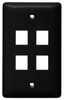 Datacommunication Face Plate -- NSP104BK - Image