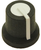 Knob, Round W/line, 16.2Mm, Black Rohs Compliant Multicomp Pro - 39AH5525 - Newark, An Avnet Company