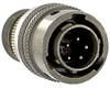 Circular Connector Plug, Size 10, 5 Position, Cable; Product Range Amphenol Industrial - 83C5888 - Newark, An Avnet Company