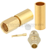 SSMC Plug (Male) Connector for RG316, RG174, RG188, LMR-100A, LMR-100A-FR Cable, Crimp/Solder - FMCN1291 - Fairview Microwave Inc.