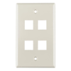 Keystone Faceplates, Frames - FPQUAD-FW-ND - DigiKey