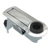 Compression Latch, Lever Latch, Key Choice, Locking without Lock Core, 1-5mm Panel, 18-40mm Grip, Not Sealed, Zinc Alloy, Chrome Plated, Bright - C2-53-131-3 - Southco