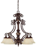 3515CB-245 Mid. Chandeliers-Glass Down - 431724 - Capital Lighting, Inc.