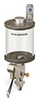 Levelux Clear View Single Feed Electro Lubricator, 1 pt Acrylic Reservoir, 1/4” Male NPT, 24VDC - B5175-016AB024D2W - Oil-Rite Corp.