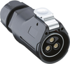 Circular Connector, Plug, 3Pos, Cable Rohs Compliant Lumberg - 91AH9346 - Newark, An Avnet Company