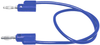 Test Lead, 4Mm Banana Plug-Plug, Blu/24; Test Connector Type A Mueller Electric - 55Y1616 - Newark, An Avnet Company