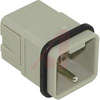 Han Q 5/0 Male Insert Crimp - 70104007 - Allied Electronics, Inc.