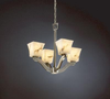 FAL-8970-40-NCKL Mid. Chandeliers-Glass Up - 750670 - Capital Lighting, Inc.