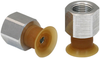 Flat suction cup (round) for careful gripping of paper, plastic film, etc. SGPN 15 NK-40 G1/8-IG - 10.01.01.10181 - Schmalz Inc.