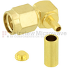 Right Angle SMA Male (Plug) Connector for RG316DS, RG188-DS Cable, Crimp/Solder - SC6065 - Fairview Microwave Inc.