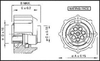 Circular Connector Receptacle Size 20, 28 Position, Cable; Product Range Souriau-Sunbank/eaton - 16F5762 - Newark, An Avnet Company