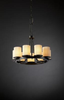 POR-8766-10-PLET-MBLK Mid. Chandeliers-Pillar Candle - 494772 - Capital Lighting, Inc.