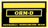 D.O.T HAZARDOUS MATERIAL LABELS - PRICED PER ROLL -- HHML331 - Image