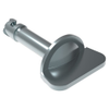 DZUS® Quarter-Turn Stud, Size 4, Longer Wing, Steel, Zinc Plate, Bright chromate - D8-314-3009-190 - Southco