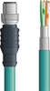 C5E103F01 - LAPP ETHERLINE® Industrial Cordsets 26 AWG / 2 pair CAT5e - Teal Polyurethane (PUR) - M12 Male / Wire Leads connectors - 1m - OLFC5E103F01 - Lapp Tannehill