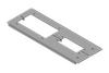 KDR 2 Split Gland Plates- for Rittal TS 8 & Rittal VX25 Enclosures / IP54 - 42959 - icotek Corp
