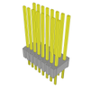 Headers, Male Pins - 612-HTMS-108-55-G-D-ND - DigiKey