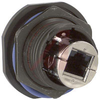 connector,metallic circ,jam nut receptacle,rj45,green cadmium finish - 70027021 - Allied Electronics, Inc.