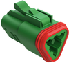 Automotive Housing, Plug, 3Pos, 13A, Grn; Product Range Amphenol Sine/tuchel - 36AJ7960 - Newark, An Avnet Company