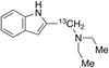 2-[(Diethylamino)methyl-13C]indole - D460992 - Toronto Research Chemicals, Inc.