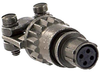 Circular Connector, Plug, Size 8, 4 Position, Cable; Product Range Amphenol Industrial - 97C5756 - Newark, An Avnet Company