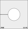 KT CR | Cable Grommets- for the Use in Cleanrooms, 1 - 35 mm / IP66 / IP68 / UL Type 12/4X* - 41218.600 - icotek Corp