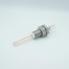 Power Feedthrough, 2000 Volts, 50 Amps, 3 Pins, 0.094″ Copper Conductors, 1.0″ Baseplate Bolt - A0527-1-BP - MPF Products, INC.