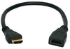1ft HDMI PortSaver M/F 32AWG Cable - HDMIXG-1F - SFCable.com