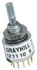 Switch, Rotary, 4P2T, 200Ma, 115V; No. Of Switch Positions Grayhill - 11C7821 - Newark, An Avnet Company