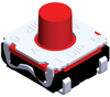 Tactile Switch, 0.05A, 32Vdc, Illum, Smd; Product Range Multicomp Pro - 29AH6606 - Newark, An Avnet Company