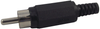 Rca (Phono) Audio / Video Connector, Plug, 3.25 Mm, 2, Black, Metal Body, Nickel Plated Contacts Rohs Compliant Lumberg - 98K3424 - Newark, An Avnet Company