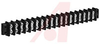 Double Row Terminal Strp, Series 21000CB, 30 amp, Clsd Bk construc., 18 position - 70111169 - Allied Electronics, Inc.