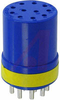 connector comp,insert only,size 20,blueinsul,11 #16 solder cup socket contact - 70141375 - Allied Electronics, Inc.