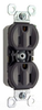 Duplex/Single Receptacle - 880-TR - Hubbell Wiring Device-Kellems