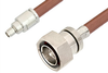 SMA Male to 7/16 DIN Male Cable 48 Inch Length Using RG393 Coax, RoHS - PE36163LF-48 - Pasternack