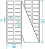 General Use Label w/ Perf - 670206 - Western Numerical Control