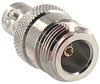 Connector; RF; Adapter; Straight; N Jack-BNC Jack - 70000462 - Allied Electronics, Inc.