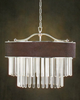 AJC-8492 Mid. Chandeliers-Drum Shades - 414357 - Capital Lighting, Inc.