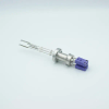 Thermocouple Feedthrough, Type E, 2 Pairs, Miniature Connectors, 1.33″ Conflat Flange - A0407-4-CF - MPF Products, INC.