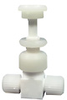 PTFE Plug Valve with 1/4