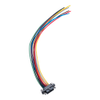 5+5 Pos. Female T-Contact DIL 22 AWG Cable Assembly, 150mm, single-end, Jackscrews - M80-FB11068F2-0150L - Harwin Plc