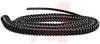 Cord, Retractile; 7; 0.180 in.; 24 in.;28 AWG; 120 V (Max.); 0.5 A; Black - 70195128 - Allied Electronics, Inc.